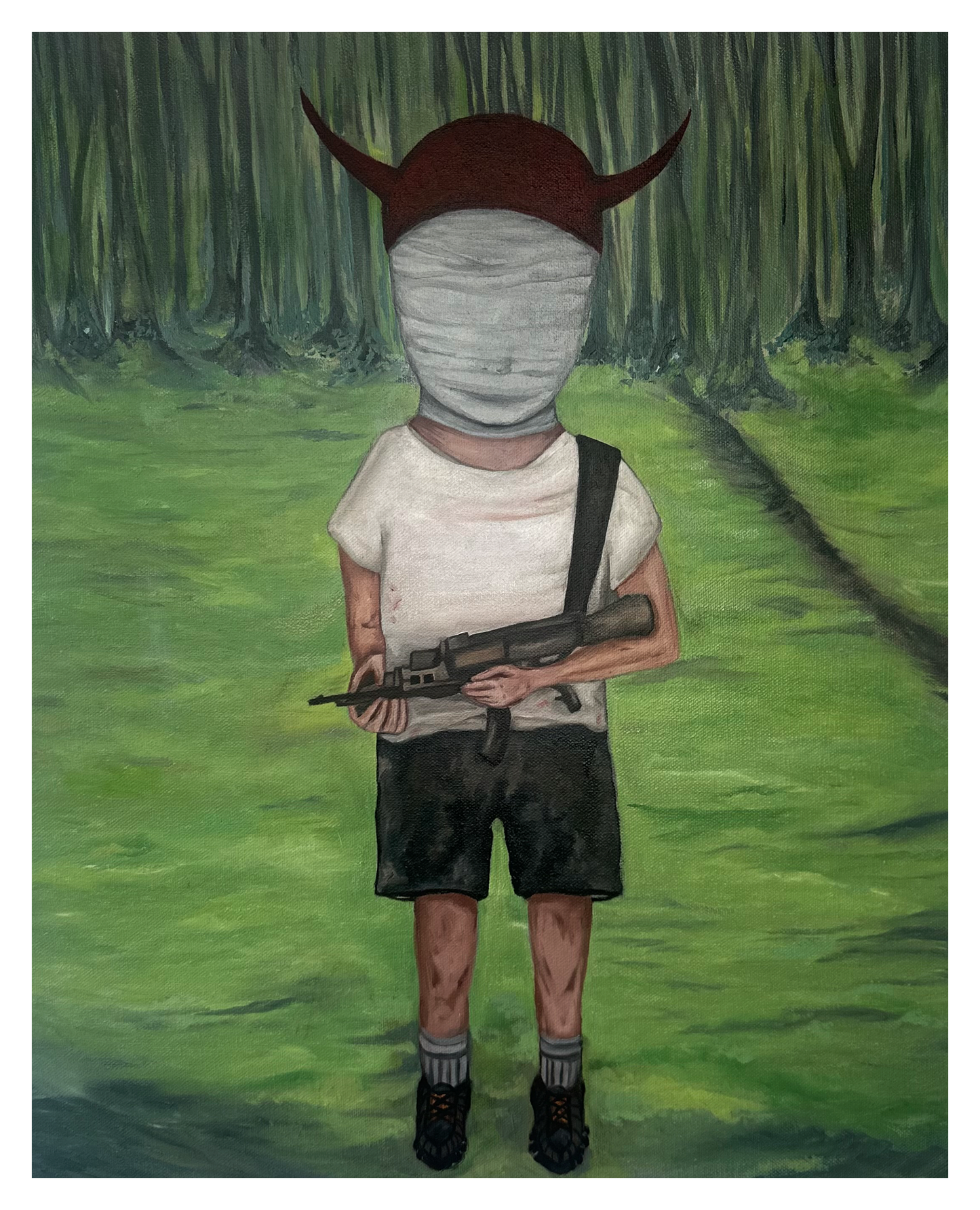 "The Child Soldier" Satin Art Print A3