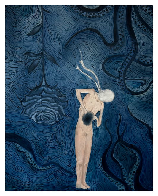 "Abyss of the Self" Satin Art Print A3