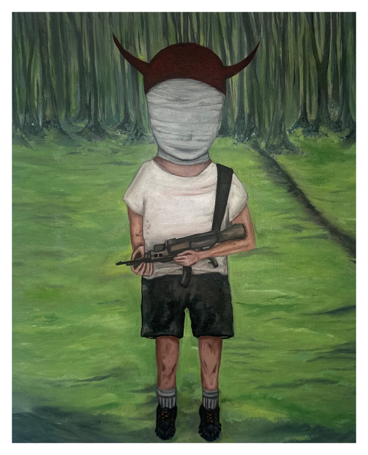 "The Child Soldier" Satin Art Print A3